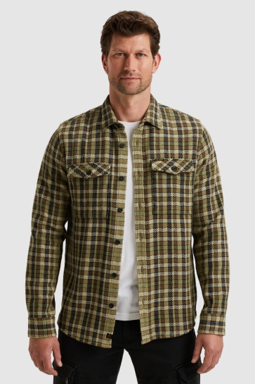 PME legend SHIRT JACKET MET RUITPATROON PSI2508212 6379