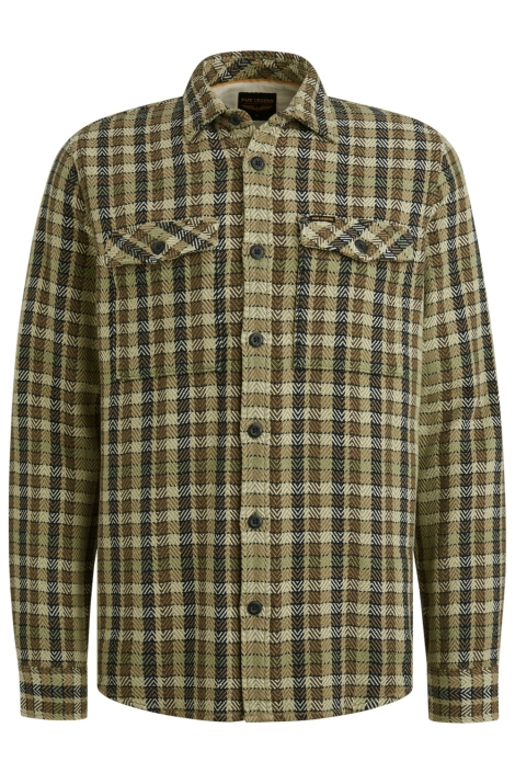 PME legend groene heren overhemd | Vooraanzicht