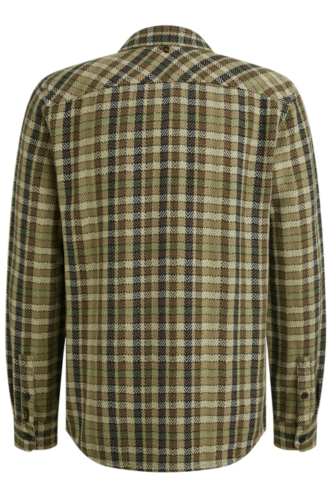 PME legend groene heren overhemd | Achteraanzicht