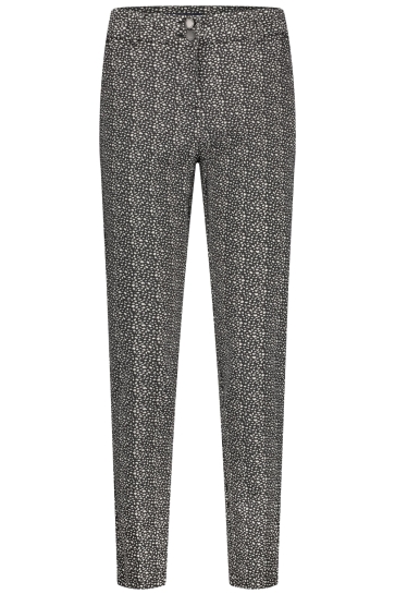 Red Button Broek DIANA FANCY SPOT SRB4737 Black/Ecru