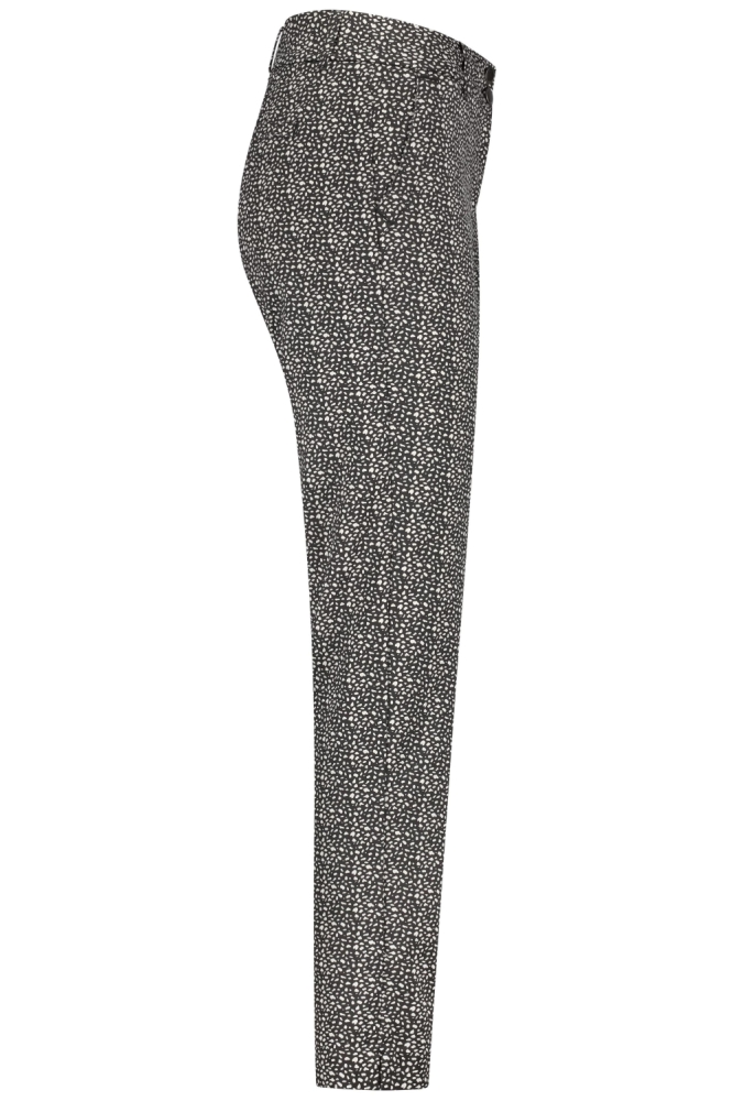 Red Button zwarte dames broek | Zijaanzicht