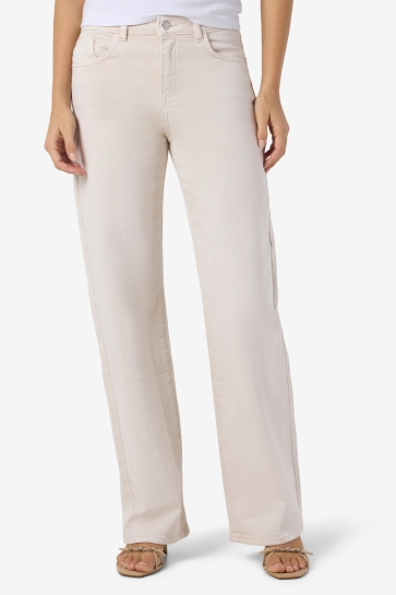 Noisy may NMYOLANDA MW STRAIGHT JEANS COLORED 27036618 Pumice Stone