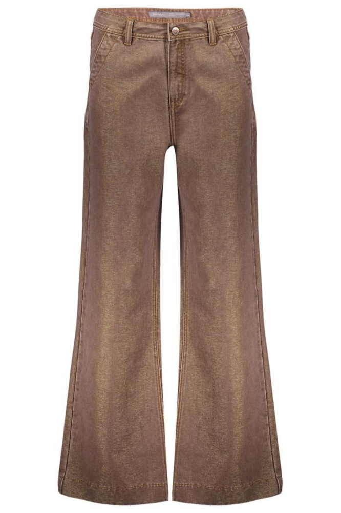 Geisha camel dames jeans | Vooraanzicht