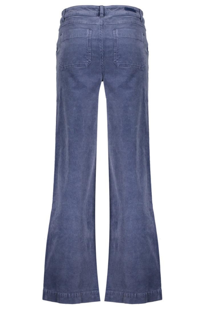 Geisha blauwe dames broek | Achteraanzicht