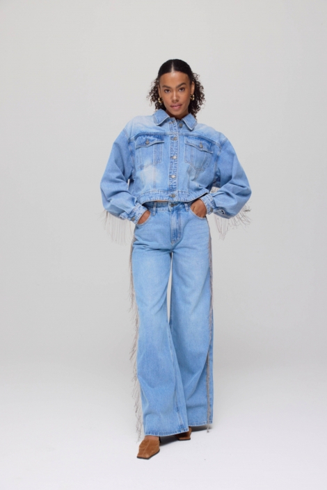 Harper & Yve blauwe dames jeans | Model