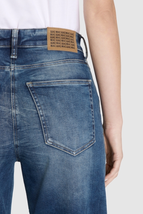Mac blauwe dames jeans | Close up