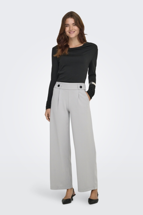 Jacqueline de Yong grijze dames broek | Model