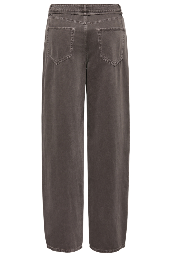 Only bruine dames jeans | Achteraanzicht