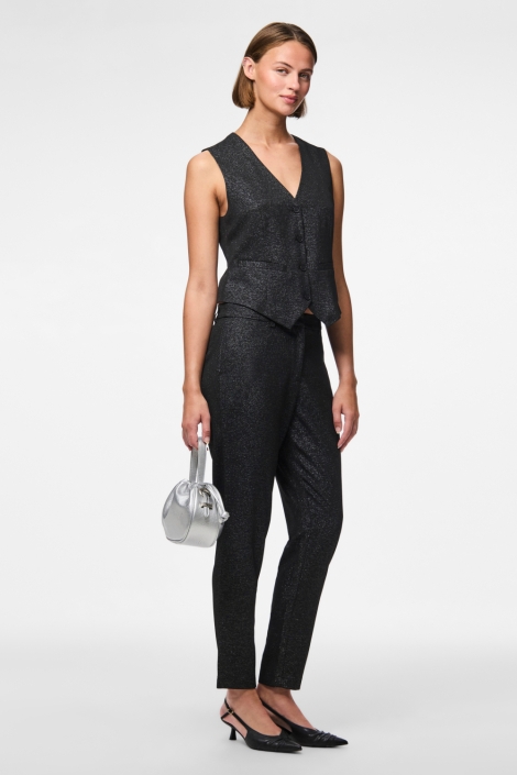 Pieces zwarte dames broek | Model