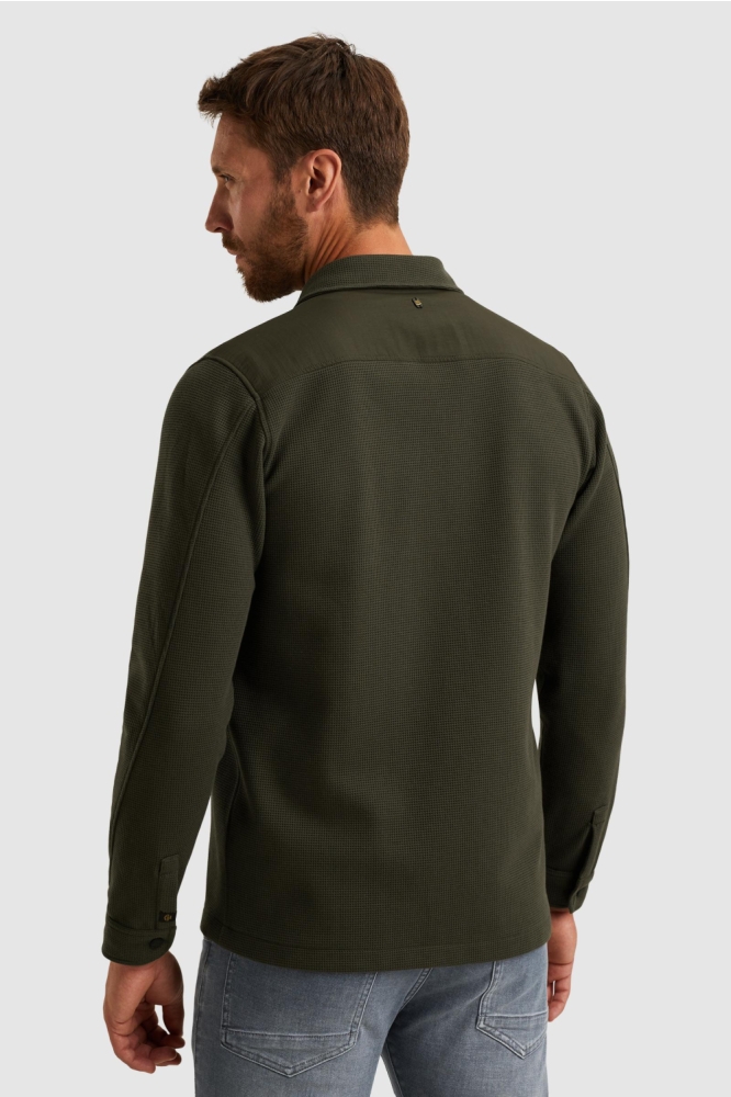 PME legend groene heren vest | Model achteraanzicht