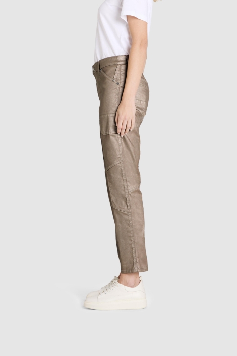 Mac taupe dames jeans | Model zijaanzicht