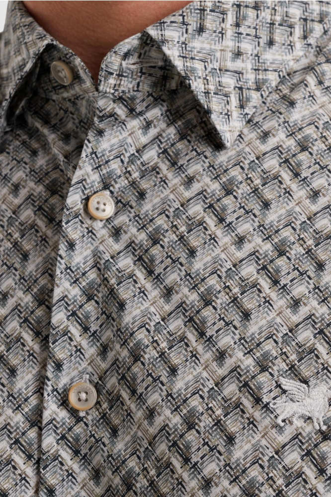 Vanguard grijze heren overhemd | Close up