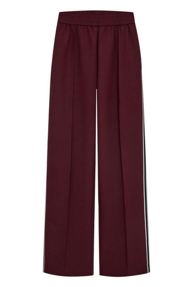 Freequent bordeaux dames broek | Vooraanzicht