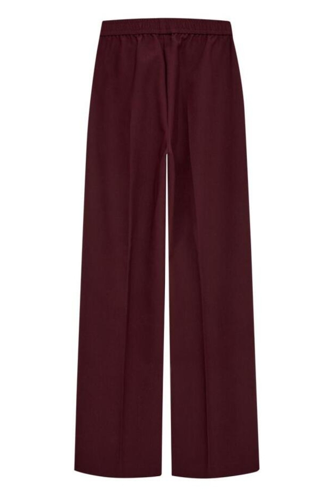 Freequent bordeaux dames broek | Achteraanzicht