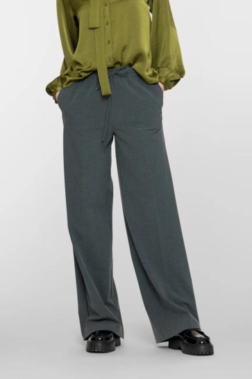 Geisha Broek CLASSIC PANTALON 51527 10 000930 MID GREY/BLACK