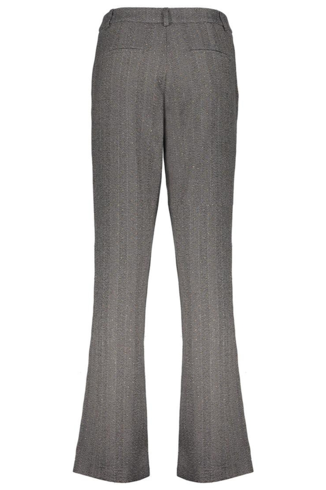 Geisha grijze dames broek | Achteraanzicht