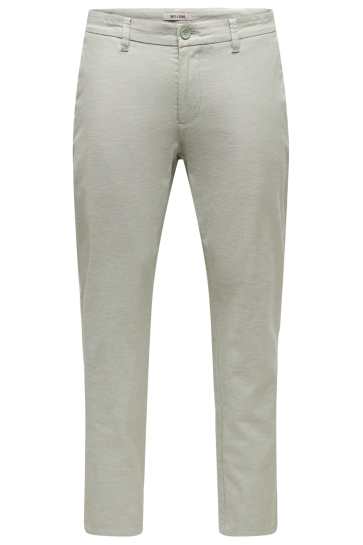 Only & Sons onsmark tap 0011 cotton linen pant Groen