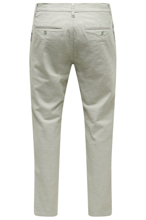 Only & Sons groene heren broek | Achteraanzicht