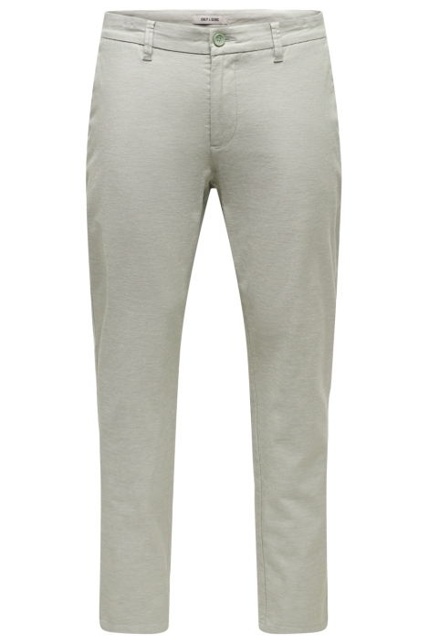 Only & Sons groene heren broek | Vooraanzicht