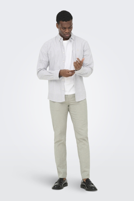 Only & Sons groene heren broek | Model