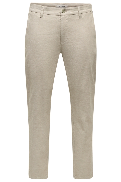 Only & Sons camel heren broek | Vooraanzicht