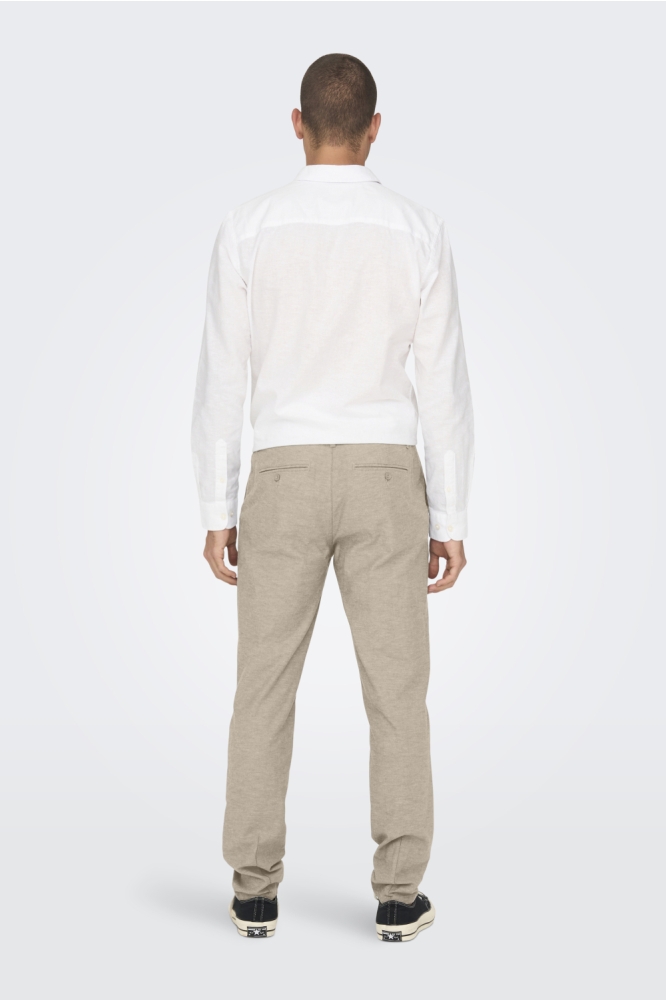 Only & Sons beige heren broek | Model