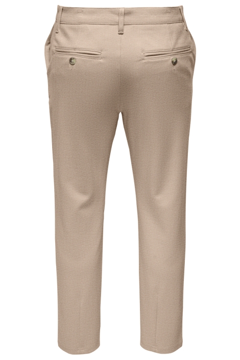 Only & Sons camel heren broek | Achteraanzicht