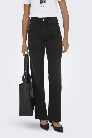 Only ONLJUICY-WAUW HW WIDE DNM GUA006 NO 15361728 Washed Black