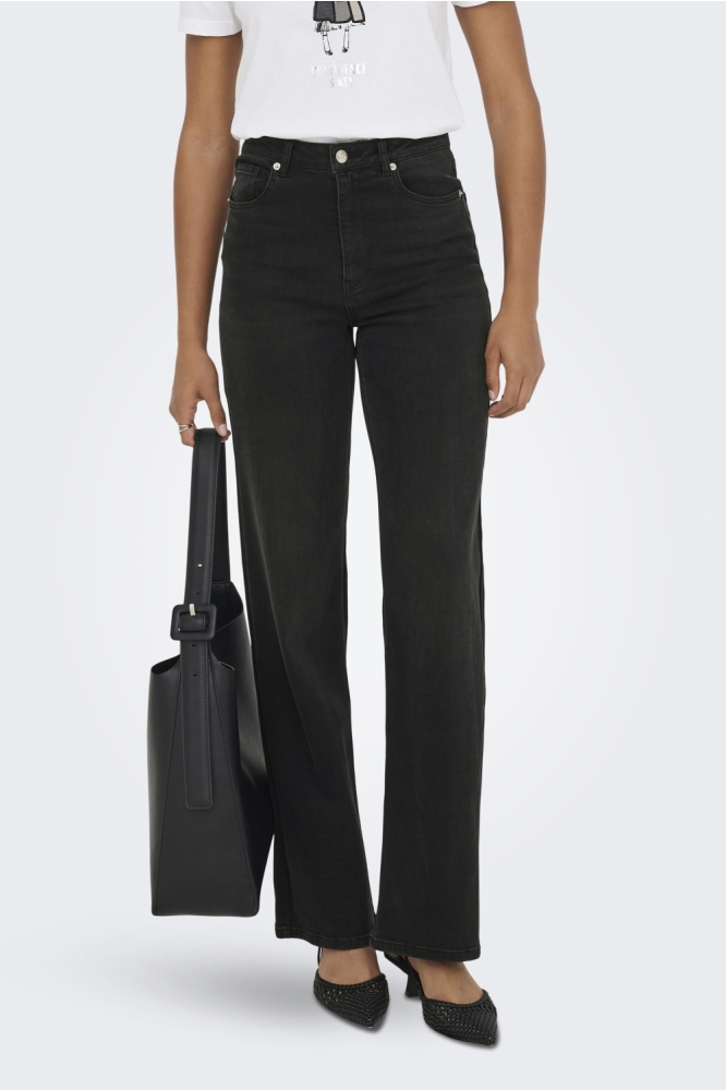 Only grijze dames jeans | Model vooraanzicht