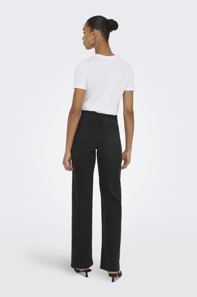 Only grijze dames jeans | Model achteraanzicht