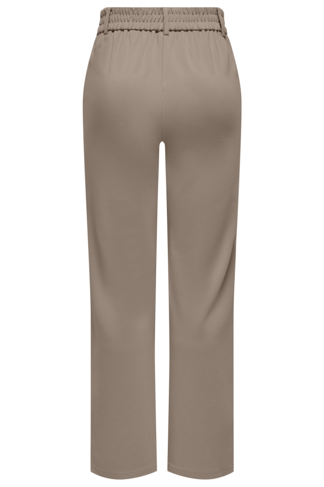 Only taupe dames broek | Achteraanzicht