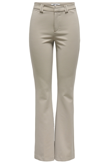 Only ONLPEACH MW FLARED PANT TLR NOOS 15298660 PURE CASHMERE/MELANGE