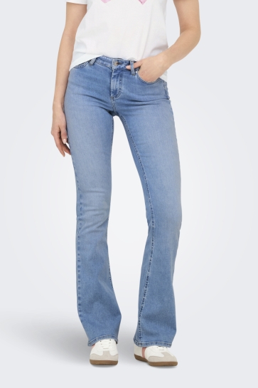 Only ONLBLUSH MID FLARED DNM TAI198 NOOS 15281251 Special Bright Blue Denim