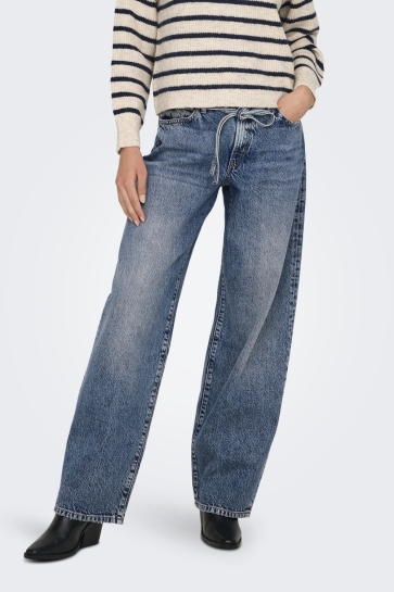 Only Jeans ONLGIANNA MW STRAIGHT DOT450 DNM NO 15347093 LIGHT BLUE DENIM