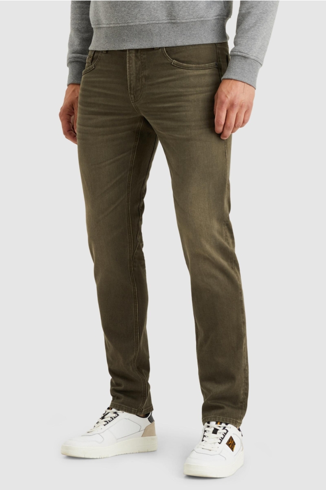 PME legend groene heren jeans | Model zijaanzicht