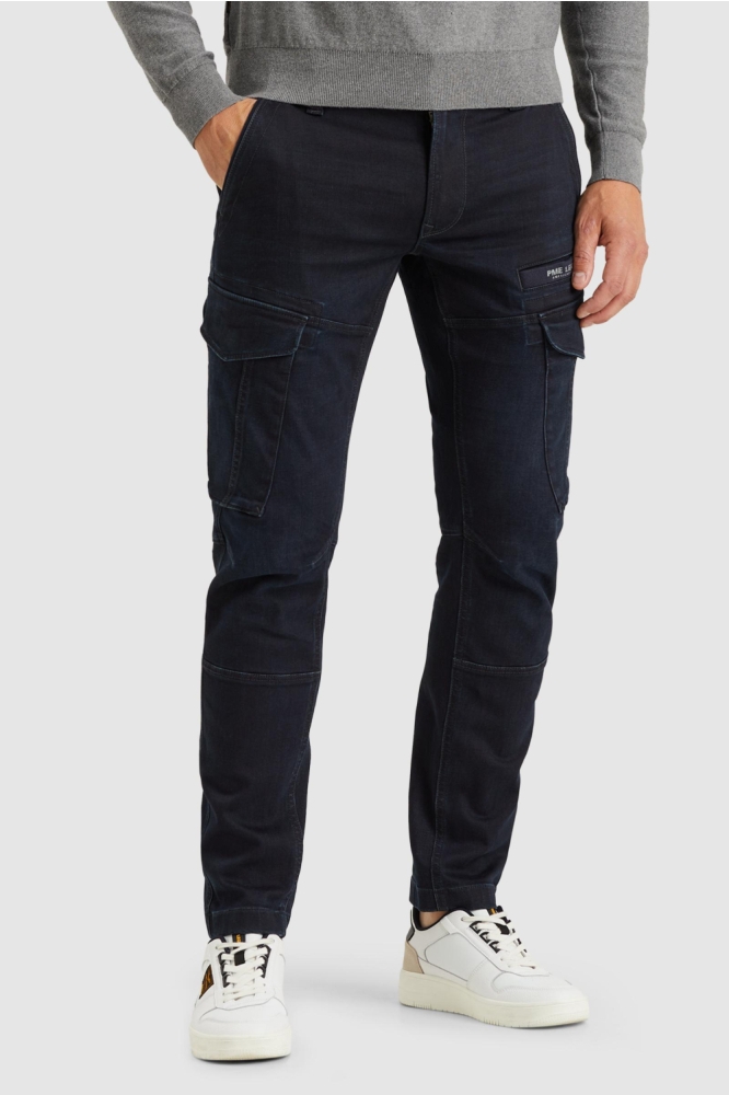 PME legend blauwe heren jeans | Model vooraanzicht