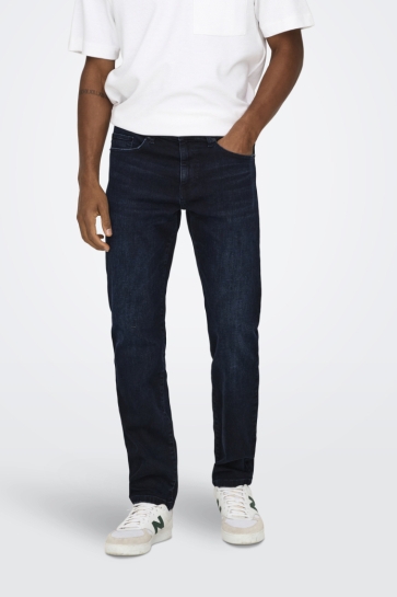 Only & Sons Jeans ONSWEFT REG. BLUE BLK 2652 MAT DNM 22032652 Blue Black Denim