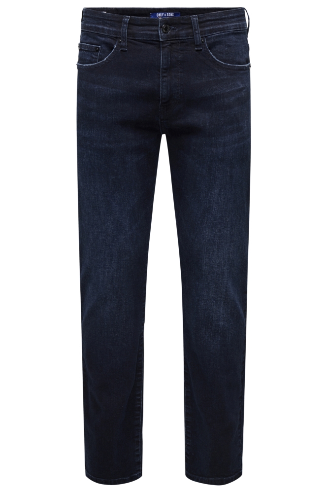 Only & Sons blauwe heren jeans | Vooraanzicht