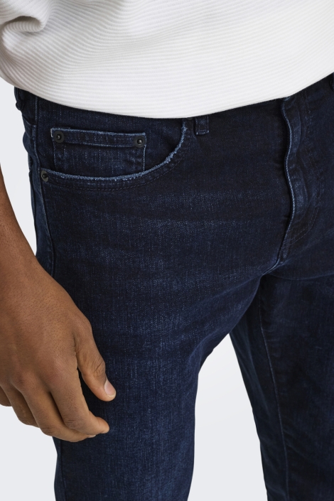 Only & Sons blauwe heren jeans | Close up