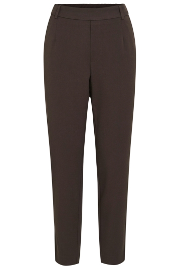 Vila VIVARONE HW SLIM PANT - NOOS 14087406 COFFEE BEAN