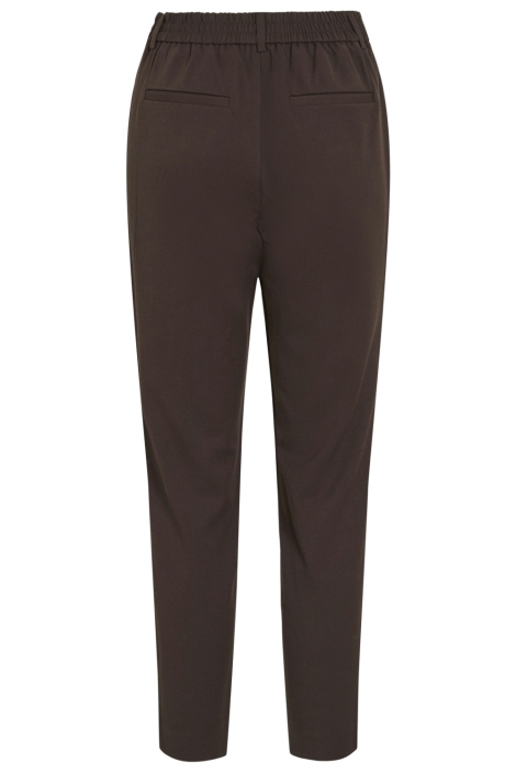 Vila bruine dames broek | Achteraanzicht