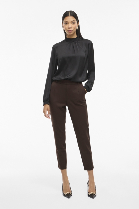 Vila bruine dames broek | Model