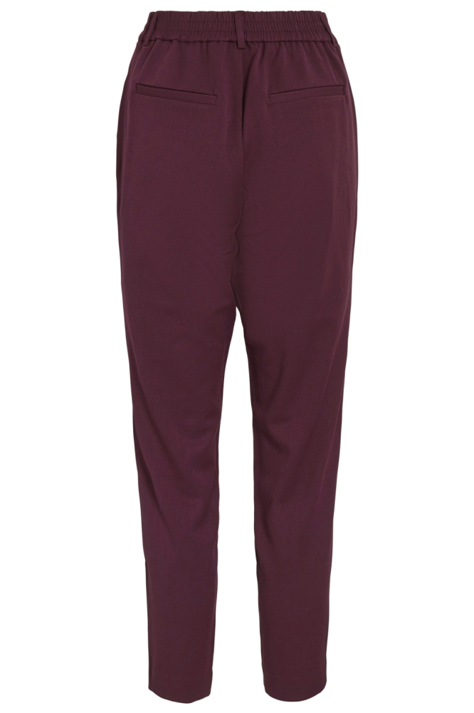 Vila bordeaux dames broek | Achteraanzicht