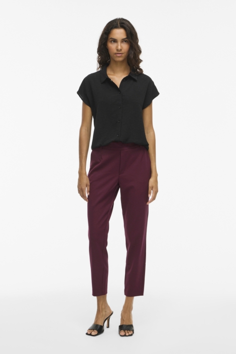 Vila bordeaux dames broek | Model