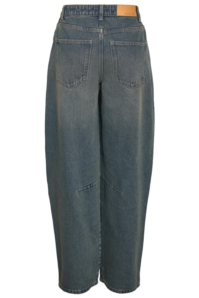 Noisy may blauwe dames jeans | Achteraanzicht