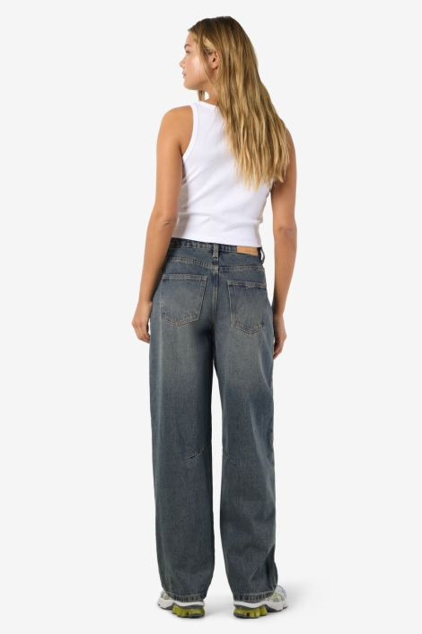 Noisy may blauwe dames jeans | Model