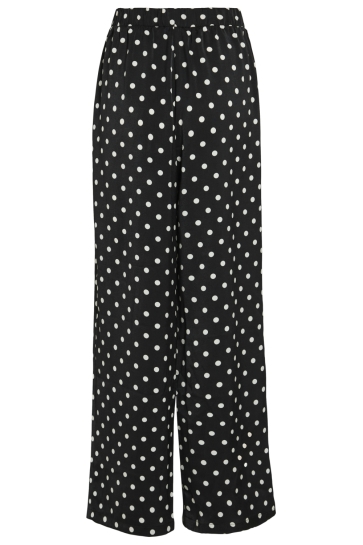 Vila VIFREJA HW PANTS 14114215 BLACK/WHITE DOTS
