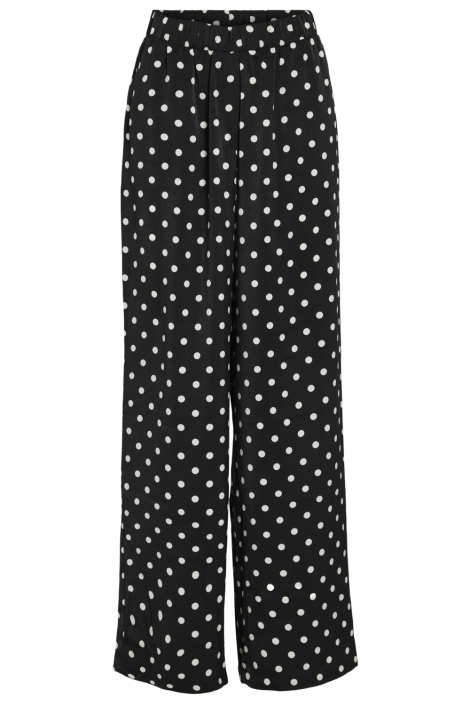 Vila zwarte dames broek | Achteraanzicht