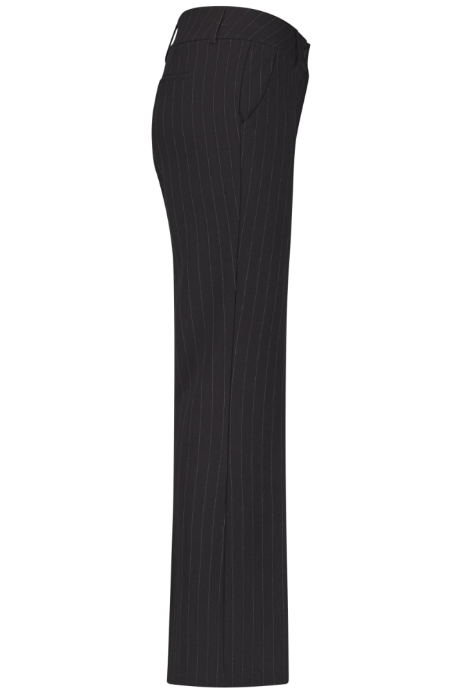 Red Button zwarte dames broek | Zijaanzicht