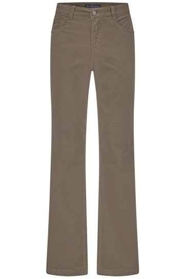 Red Button CLAUDETTE SHINY CORD SRB4581 WARM TAUPE